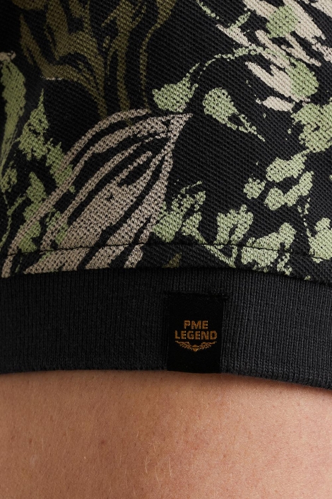 PME legend short sleeve polo printed fine piq